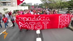 World Cup Protesters March For Sao Paulo's Homeless