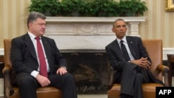 Петр Порошенко и Барак Обама