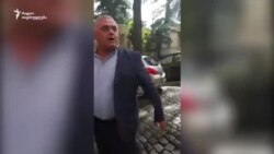 ვიქტორ ჯაფარიძე აქციის მონაწილეს დაუპირისპირდა