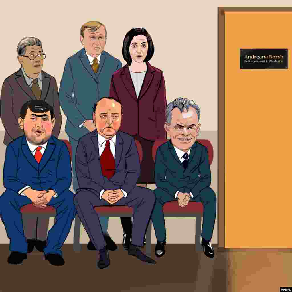 Politicienii care frecventează cabinetul Andreeanei Borsh se pomenesc toți odată în sala de așteptare, chiar înainte de alegeri&hellip; 