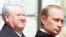 Борис Ельцин (л) и Владимир Путин, 2007 год