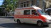 Ambulanță pe bulevardul Ștefan cel Mare, în centrul Chișinăului