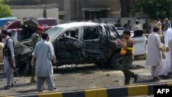 Архивска фотографија - експлозија на бомба во Пакистан.