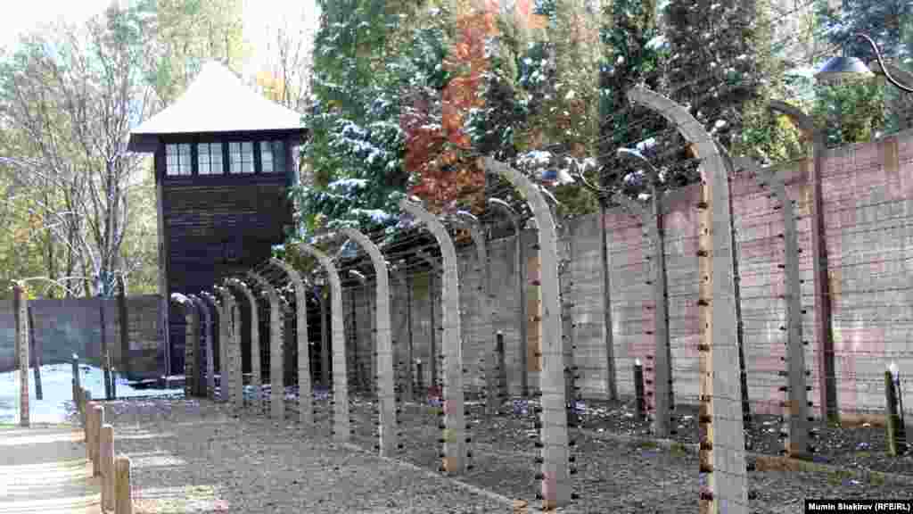 Территория бывшего концентрационного лагеря Освенцим