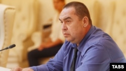 Лидерот на самопрогласената Народна република Луганск, Игор Плотницки. 