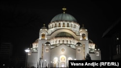 Beograd: Božićna liturgija u Hramu Svetog Save