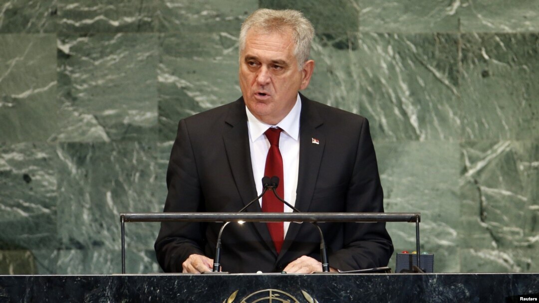 Serbian President Tomislav Nikolic 