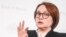"To our mind, some time is needed for the adaptation of the economy's financial sector to the changed external conditions," Russian Central Bank chief Elvira Nabiullina said. (file photo)