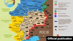 Ситуація в зоні бойових дій на Донбасі, 25 липня 2019 року. Інфографіка Міністерства оборони України