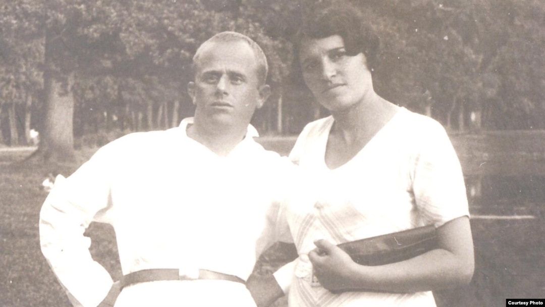 NKVD torturer and executioner Boris Rodos with his wife, Rebekkai Ratner. He was executed one day after being denounced by Nikita Khruschev in his secret de-Stalinization speech of 1956. 
