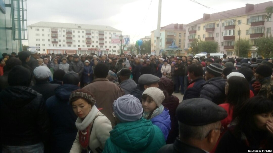Митинг в Сибае 8 октября.