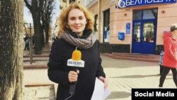 Belsat TV correspondent Katsyaryna Andreyeva