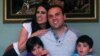 Saeed Abedini with his and his wife Naghmeh and their two children in an undated photo