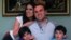 Saeed Abedini with his and his wife Naghmeh and their two children in an undated photo