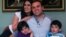 Saeed Abedini, pictured here with his wife and children.