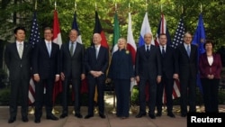 Участники встречи министров иностранных дел в Вашингтоне
