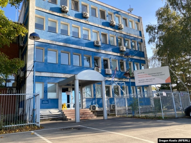 Selia e kompanisë Minierat Sipërfaqësore të Kosovës në lagjen Çukarica të Beogradit.