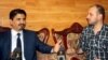 (راست به چپ) خبرنگار رادیو آزادی سید فتح محمد بها و مجیب الرحمن خطیر معاون ادارهء نورم و استندرد