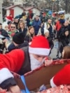 Bosnia and Herzegovina, Banja Luka; Santa Claus on motorcycles distributed New Year's gifts to associations and institutions working with children, December 22, 2024.