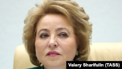 претседателката на рускиот Совет на федерацијата Валентина Матвијенко