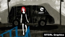 Multe dintre victimele traficului de persoane sunt efectiv răpite și duse în străinătate, unde sunt obligate să se prostitueze. Reprezentare grafică generică despre traficul de minori.