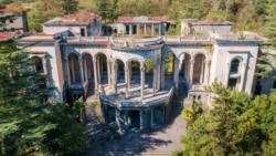 Tskaltubo's Medea sanatorium, photographed in 2024
