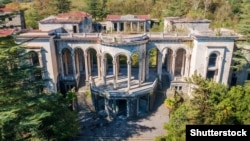Tskaltubo's Medea sanatorium, photographed in 2024
