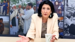 Former President Salome Zurabishvili (file photo)