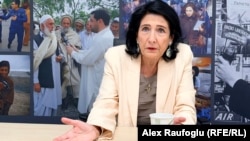 Former President Salome Zurabishvili (file photo)