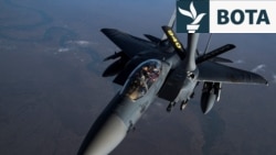 Avioni amerikan F-15E.