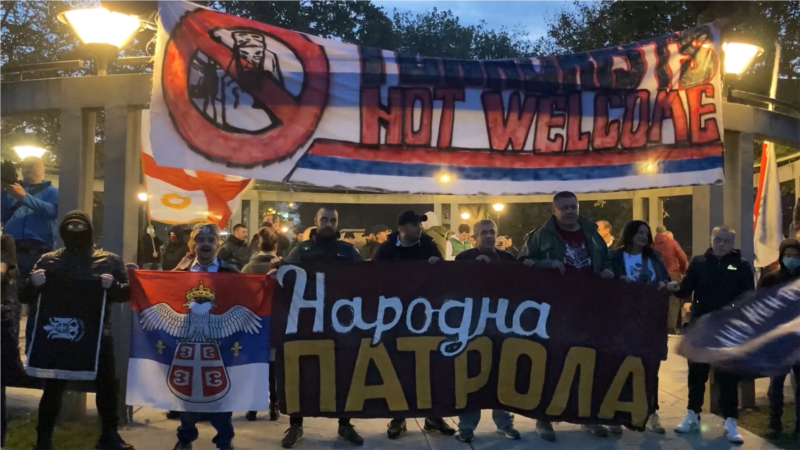 Skup desničara i kontraskup levičara zbog migranata u Beogradu