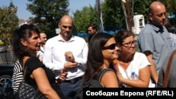 На протеста се появи и кандидат-кметът на София Борислав Игнатов