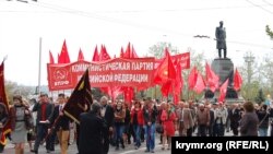 May 1 celebration in Sevastopol, Crimea, Ukraine, 01.05.2014