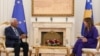 Sastanak vršioca dužnosti predsednice Kosova Aljbuljene Hadžiu i predsednika Evropskog saveta Antonija Košte u Prištini, 3. juna 2026.