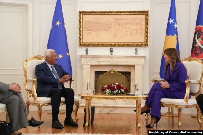 Kosova e kërkon statusin e vendit kandidat nga BE ja gjatë vizitës së Costas në Prishtinë