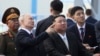 Президент Росії Володимир Путін і лідер Північної Кореї Кім Чен Ин під час зустрічі на космодромі «Восточный» 13 вересня 2023 року
