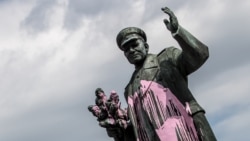 Soviet Marshal's Statue Reveals Monumental Rift In Czech Society