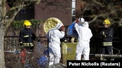 Следователи работают в британском городе Солсбери, где отравили Сергея Скрипаля и его дочь, 8 марта 2018 года