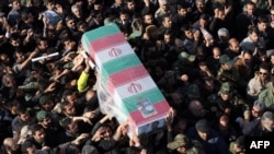تشییع جنازه محمد علی الله‌دادی، از فرماندهان ارشد سپاه