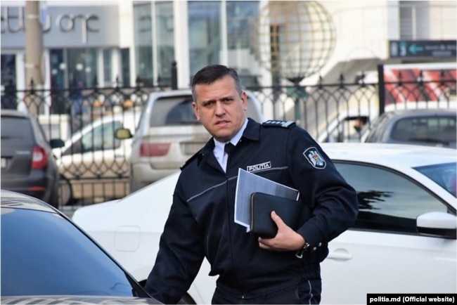 Alexandru Pînzari, pe cînd era șef al Inspectoratului de Poliție.