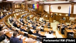 Ședința de constituire a noului Parlament, reieșit din alegerile anticipate din 11 iulie, Chișinău, 26 iulie 2021.