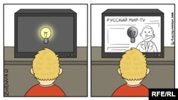 Карикатура Евгении Олийнык