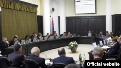 Заседание правительства Армении 