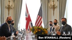 دیدار وزیران خارجه امریکا و بریتانیا در لندن