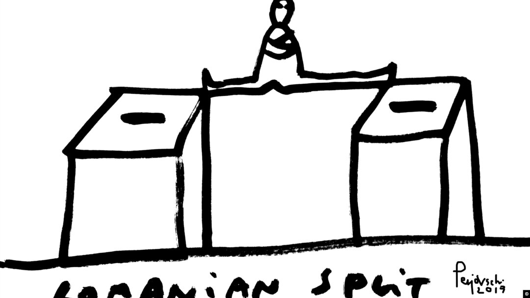 Intrebari referendum desen de Dan Perjovschi