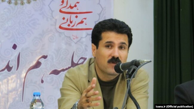 Iranian parliament member, Abdolkarim Hosseinzadeh, undated.