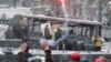 UKRAINE -- A file picture made available 22 November 2014 shows protesters clashing with riot police during an anti-government protest in downtown Kyiv, Ukraine, 22 January 2014