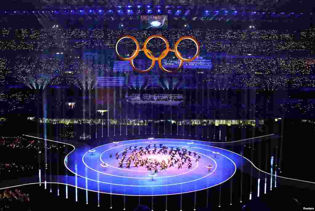 Церемония открытия Олимпийских игр в Милане и Кортине, стадион "Сан-Сиро", Милан, Италия, 6 февраля 2026 года. REUTERS/Alkis Konstantinidis