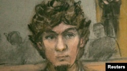Skica e Dzhokhar Tsarnaevit