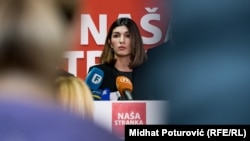 Federalna zastupnica Naše stranke Sabina Ćudić